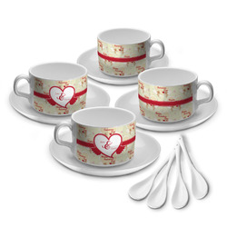 Mouse Love Tea Cup - Set of 4 (Personalized)