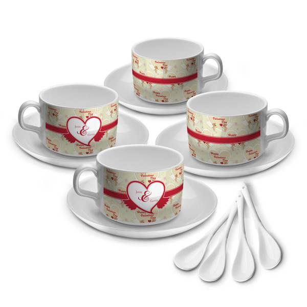 Custom Mouse Love Tea Cup - Set of 4 (Personalized)