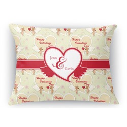 Mouse Love Rectangular Throw Pillow Case (Personalized)