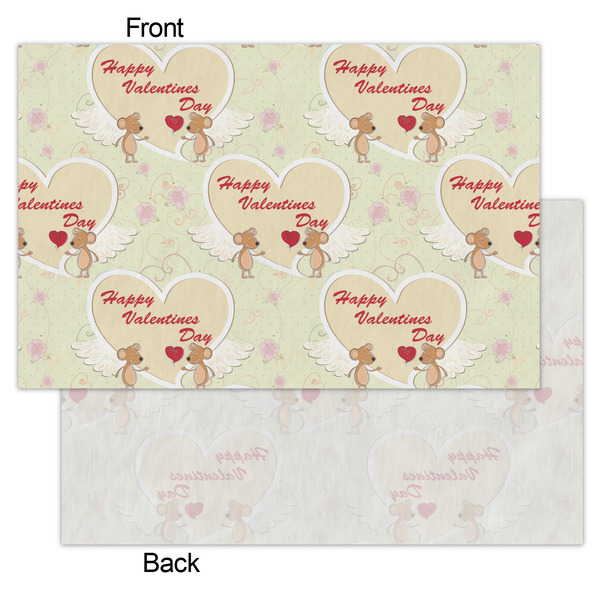Mouse Love Tissue Paper - Lightweight - Small - Front & Back