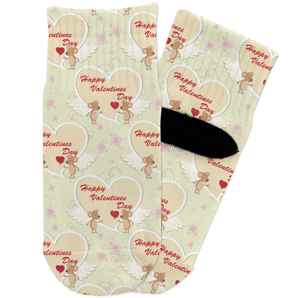 Custom Mouse Love Toddler Ankle Socks