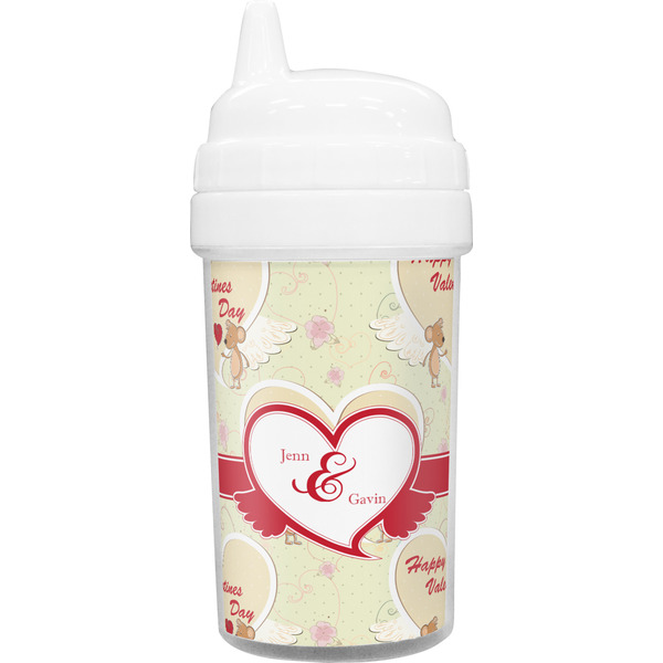 Custom Mouse Love Toddler Sippy Cup (Personalized)