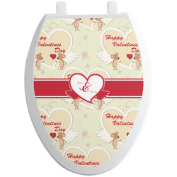 Mouse Love Toilet Seat Decal - Elongated (Personalized)