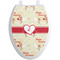 Mouse Love Toilet Seat Decal Elongated