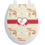 Mouse Love Toilet Seat Decal (Personalized)