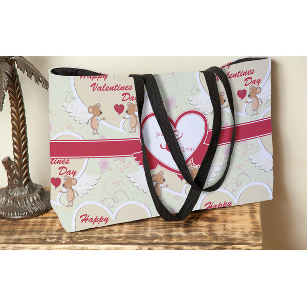 Mouse Love Tote w/Black Handles - Lifestyle View