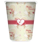 Mouse Love Waste Basket - Double Sided (White) (Personalized)