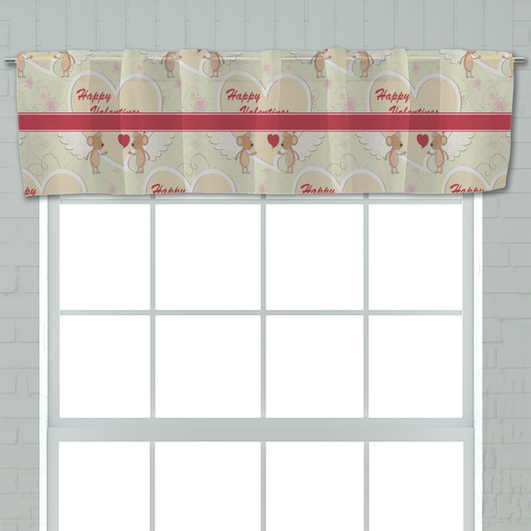 Mouse Love Valance - Closeup on window