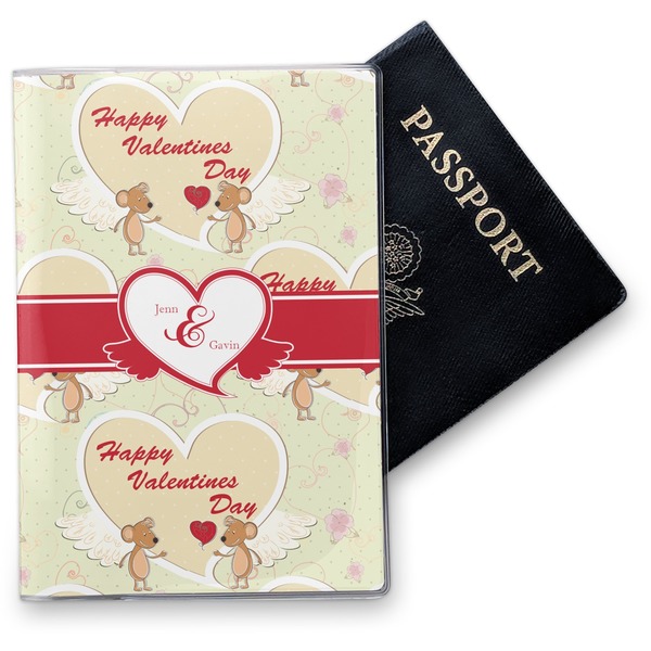 Custom Mouse Love Vinyl Passport Holder (Personalized)