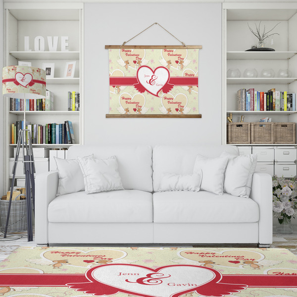 Mouse Love Wall Hanging Tapestry - IN CONTEXT