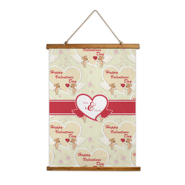 Custom Mouse Love Wall Hanging Tapestry - Tall (Personalized)