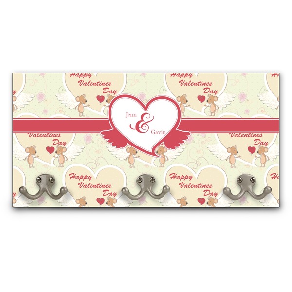 Custom Mouse Love Wall Mounted Coat Rack (Personalized)
