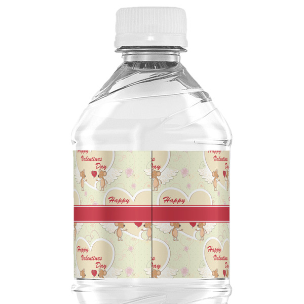 Mouse Love Water Bottle Label - Back View