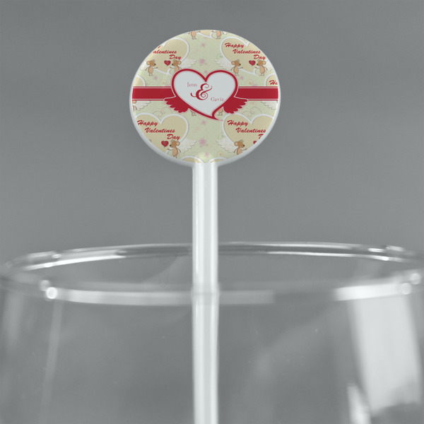 Mouse Love White Plastic 5.5" Stir Stick - Round - Main