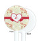 Mouse Love White Plastic 5.5" Stir Stick - Single Sided - Round - Front & Back