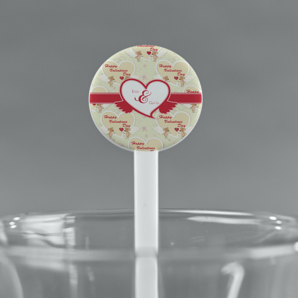 Mouse Love White Plastic 7" Stir Stick - Round - Main