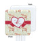 Mouse Love White Plastic Stir Stick - Single Sided - Square - Approval