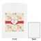 Mouse Love White Treat Bag - Front & Back View