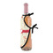 Mouse Love Wine Bottle Apron - DETAIL WITH CLIP ON NECK