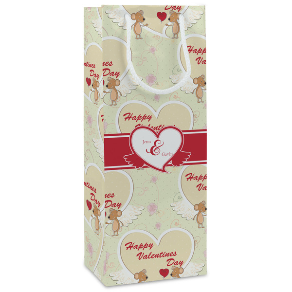 Custom Mouse Love Wine Gift Bags (Personalized)
