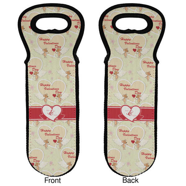 Mouse Love Wine Tote Front & Back