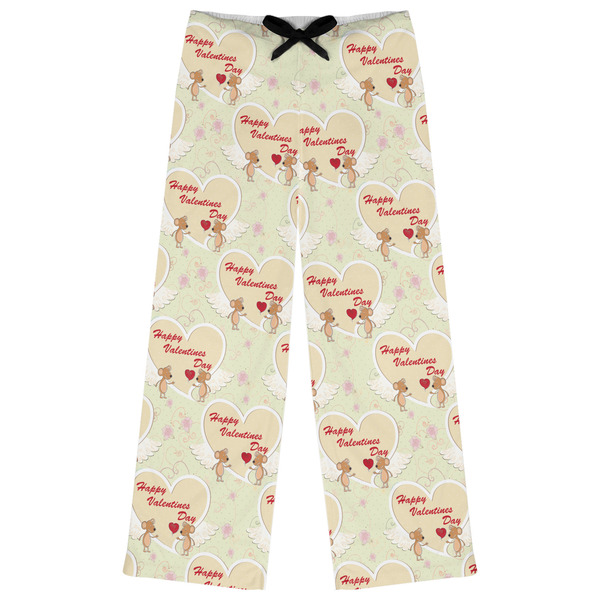 Custom Mouse Love Womens Pajama Pants - XL