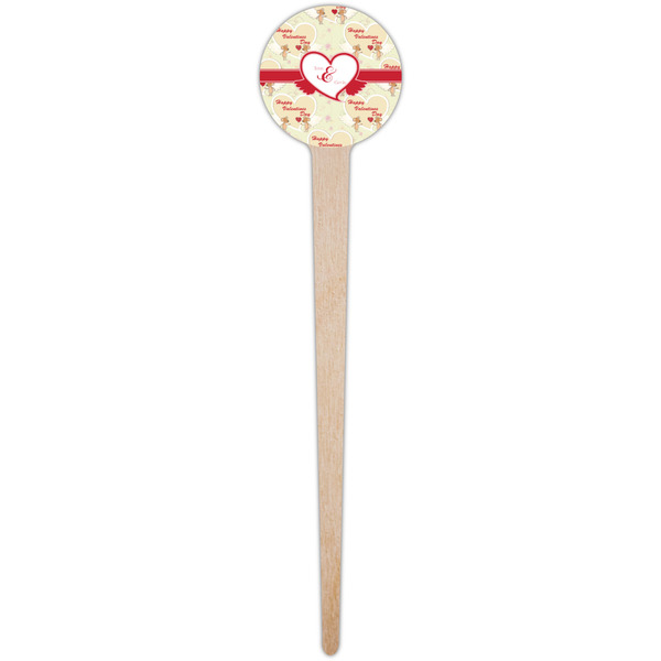 Mouse Love Wooden 4" Food Pick - Round - Single Pick