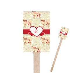 Mouse Love 6.25" Rectangle Wooden Stir Sticks - Single Sided (Personalized)