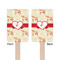 Mouse Love Wooden 6.25" Stir Stick - Rectangular - Double Sided - Front & Back