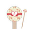 Mouse Love Wooden 6" Food Pick - Round - Closeup