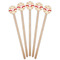 Mouse Love Wooden 6" Stir Stick - Round - Fan View