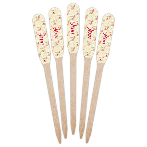 Mouse Love Wooden Food Pick - Paddle - Fan View