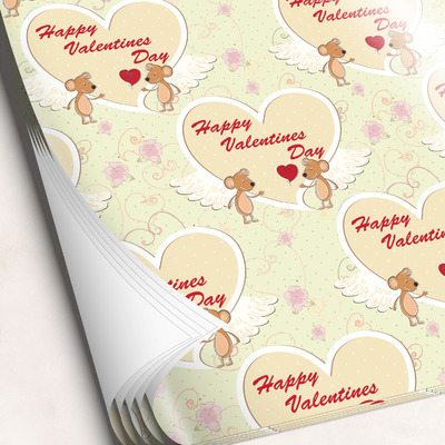 Mouse Love Wrapping Paper Sheets (Personalized)