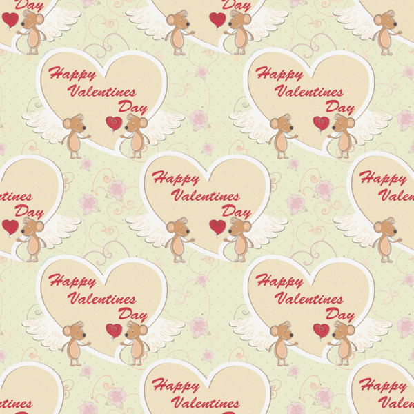 Mouse Love Wrapping Paper Square