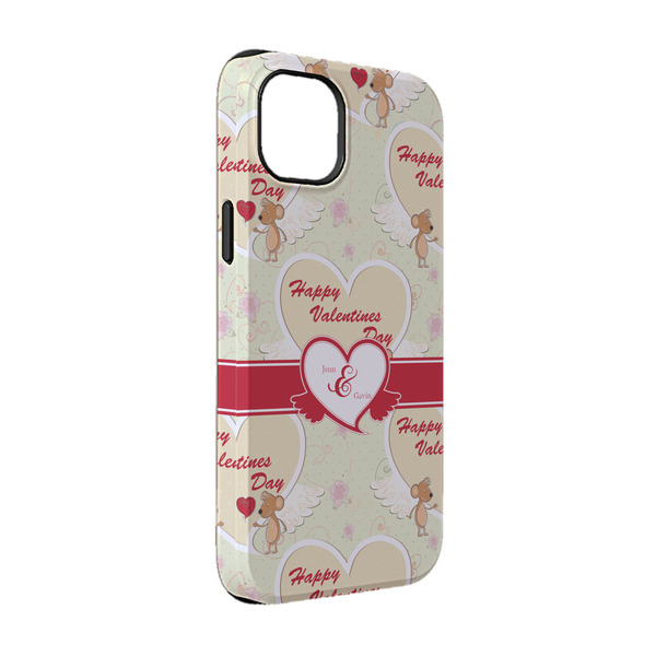 Custom Mouse Love iPhone Case - Rubber Lined - iPhone 14 (Personalized)