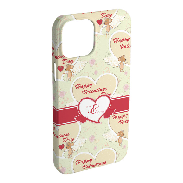 Custom Mouse Love iPhone Case - Plastic - iPhone 15 Plus (Personalized)