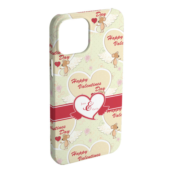 Custom Mouse Love iPhone Case - Plastic (Personalized)