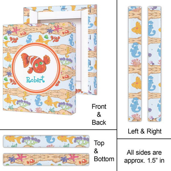 Under the Sea 11x14 - Canvas Print - Approval