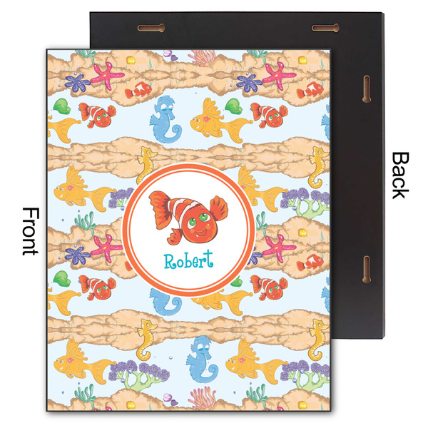 Under the Sea 11x14 Wood Print - Front & Back View