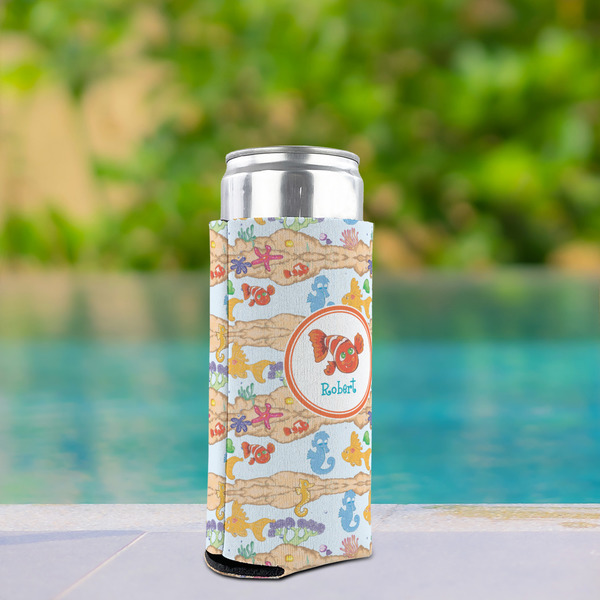 Under the Sea Can Cooler - Tall 12oz - In Context
