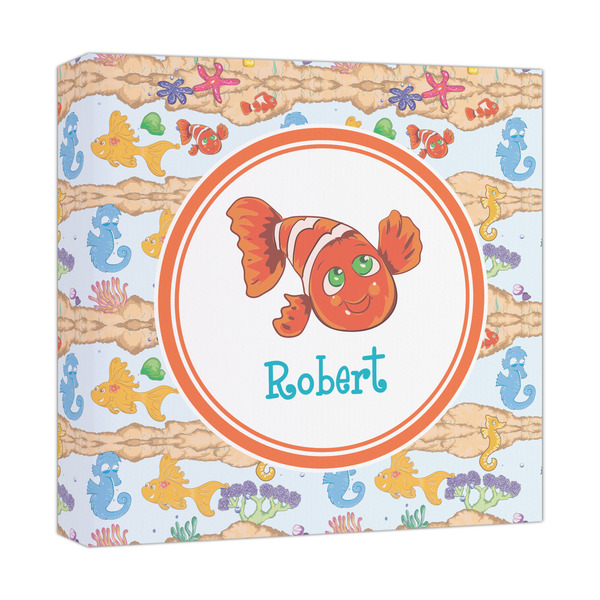 Custom Under the Sea Canvas Print - 12x12 (Personalized)