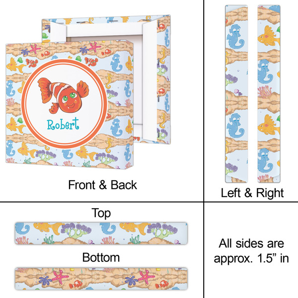 Under the Sea 12x12 - Canvas Print - Approval