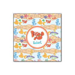 Under the Sea Wood Print - 12x12 (Personalized)