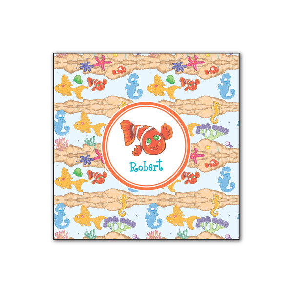 Custom Under the Sea Wood Print - 12x12 (Personalized)