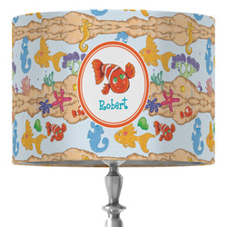 Under the Sea 16" Drum Lamp Shade - Fabric (Personalized)