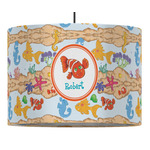 Under the Sea 16" Drum Pendant Lamp - Fabric (Personalized)