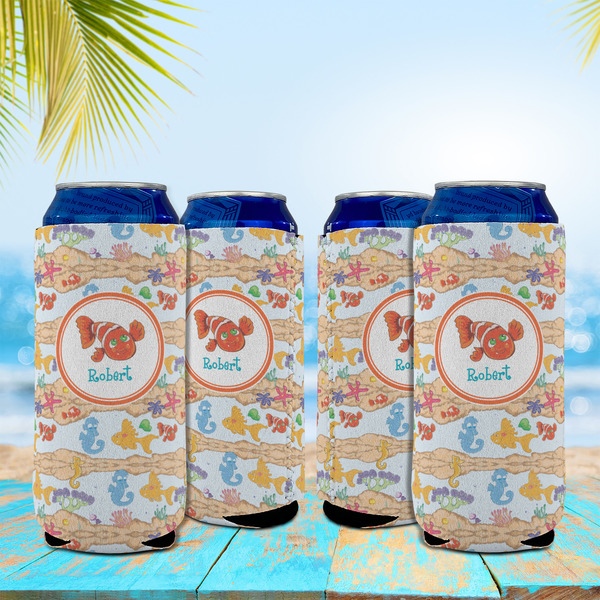 Under the Sea 16oz Can Sleeve - Set of 4 - LIFESTYLE