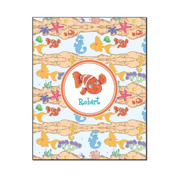 Custom Under the Sea Wood Print - 16x20 (Personalized)
