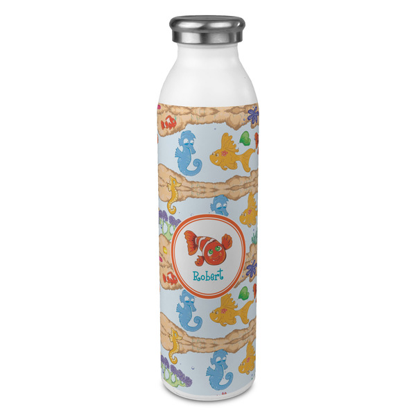 Custom Under the Sea 20oz Stainless Steel Water Bottle - Full Print (Personalized)