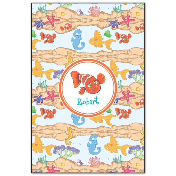 Custom Under the Sea Wood Print - 20x30 (Personalized)